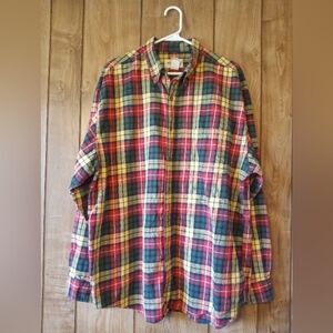 Eddie Bauer Flannel Shirt Men's size L